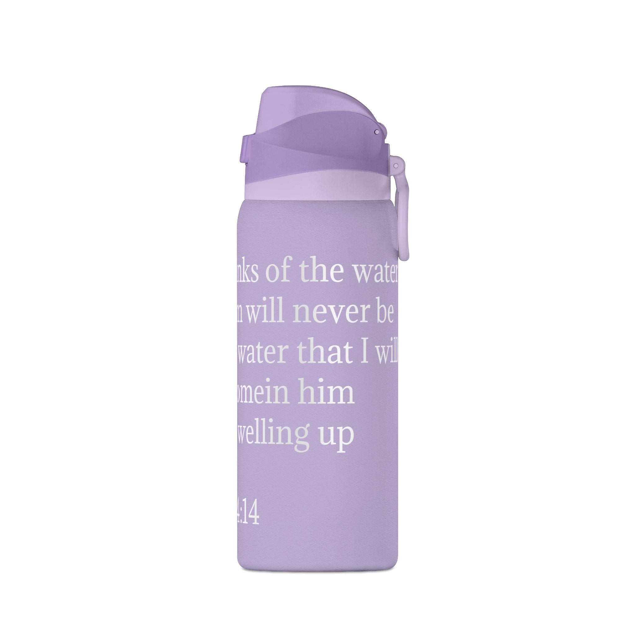 John 4:14 Insulated Water Bottle — 32oz Inspirational Scripture Bottle