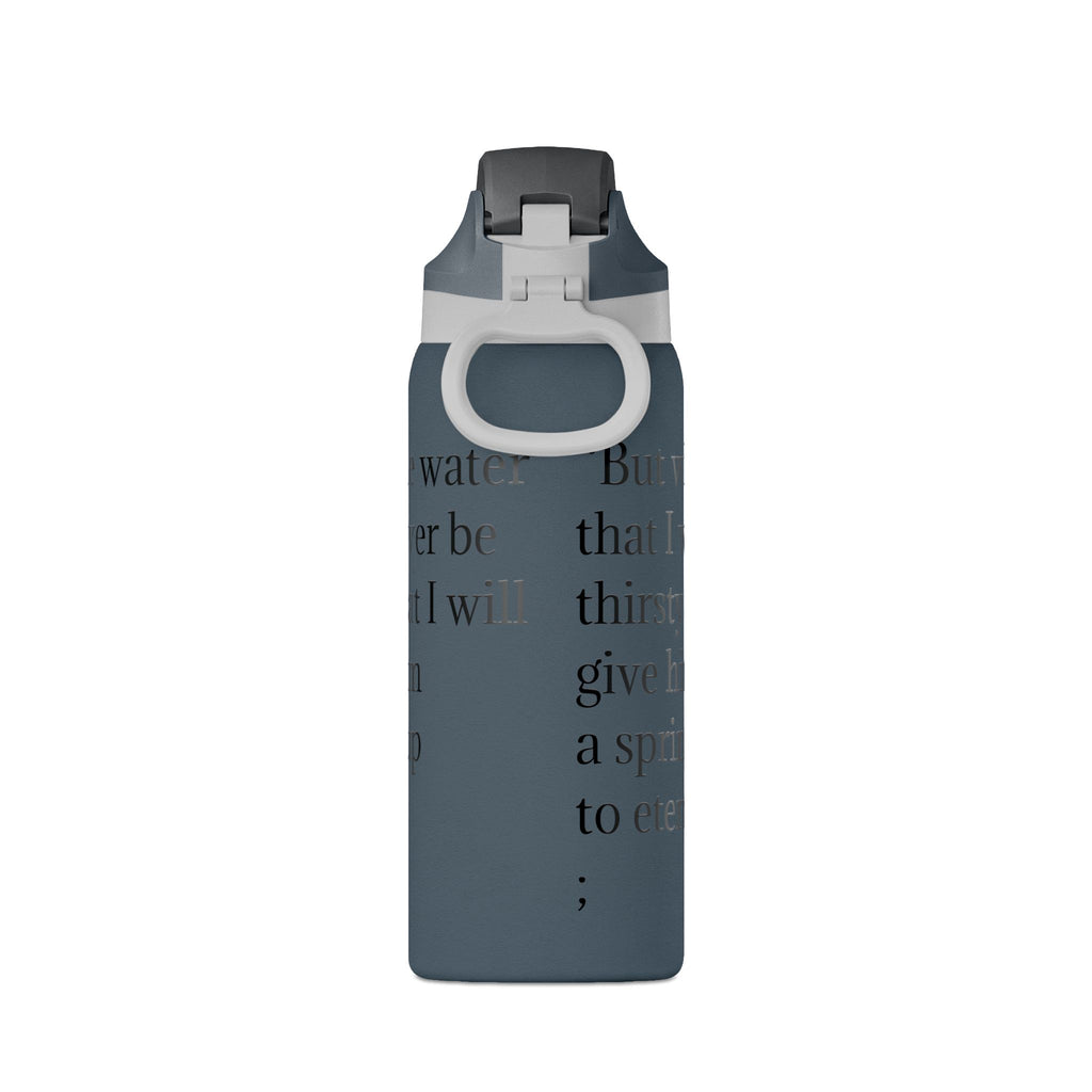 John 4:14 Insulated Water Bottle — 32oz Inspirational Scripture Bottle