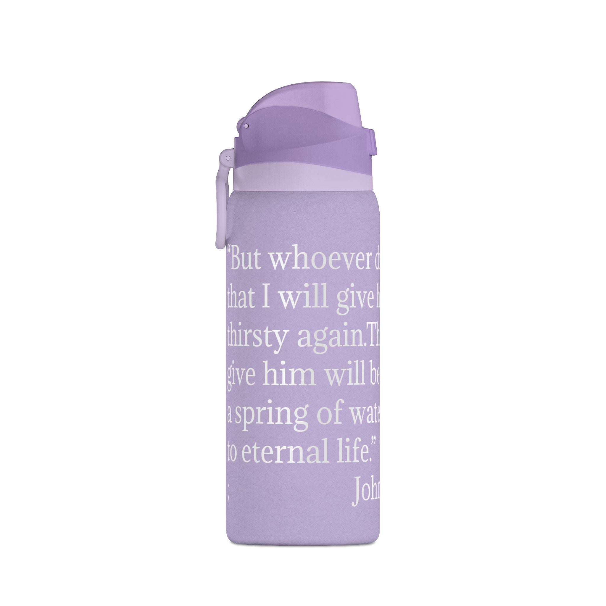 John 4:14 Insulated Water Bottle — 32oz Inspirational Scripture Bottle