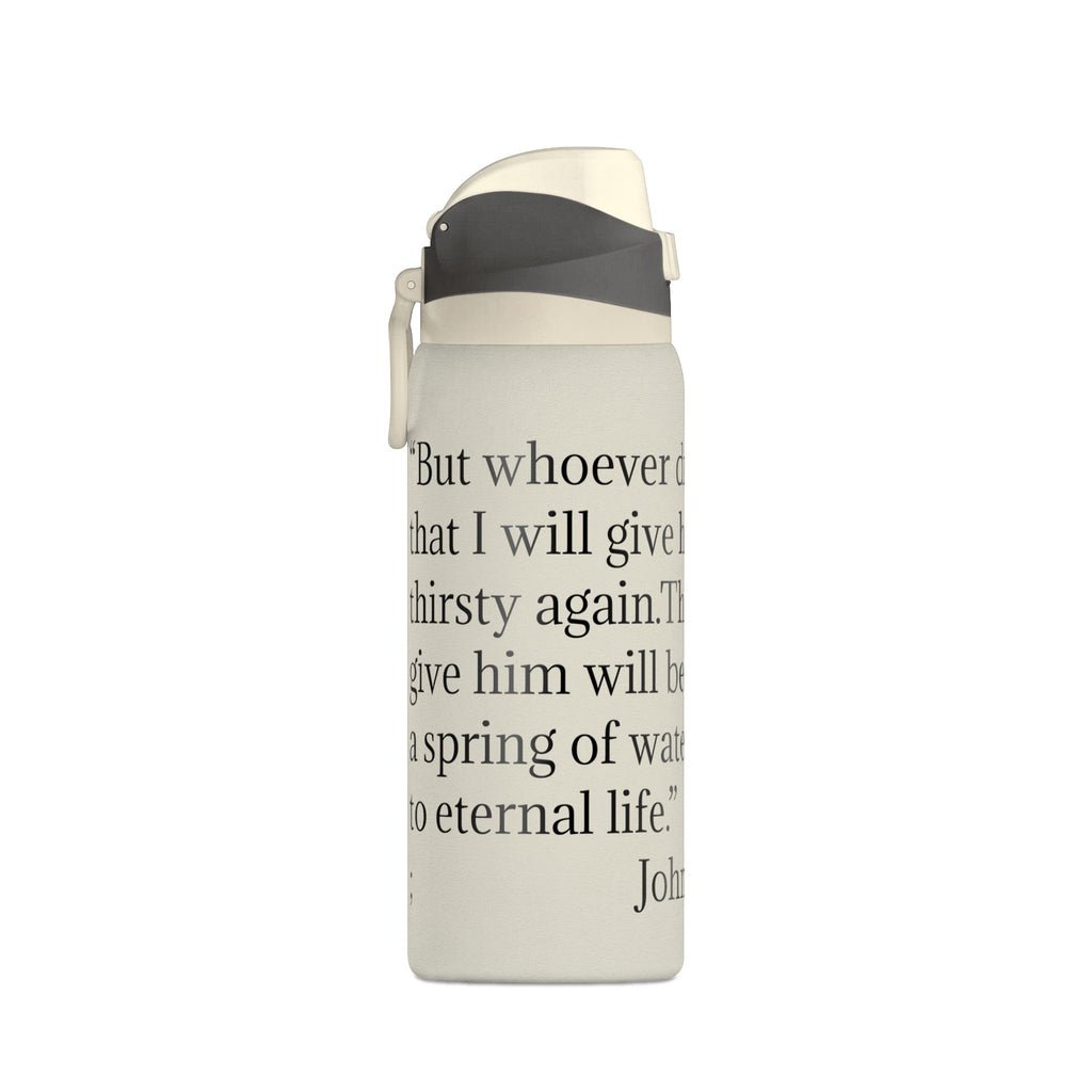 John 4:14 Insulated Water Bottle — 32oz Inspirational Scripture Bottle