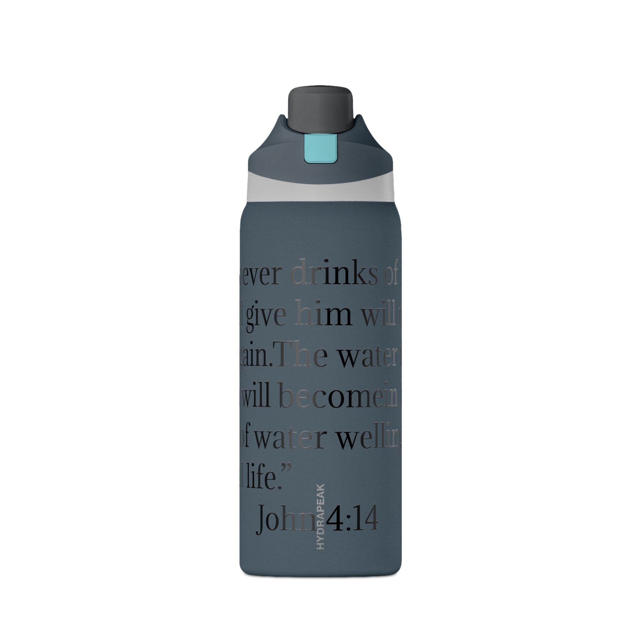 John 4:14 Insulated Water Bottle — 32oz Inspirational Scripture Bottle