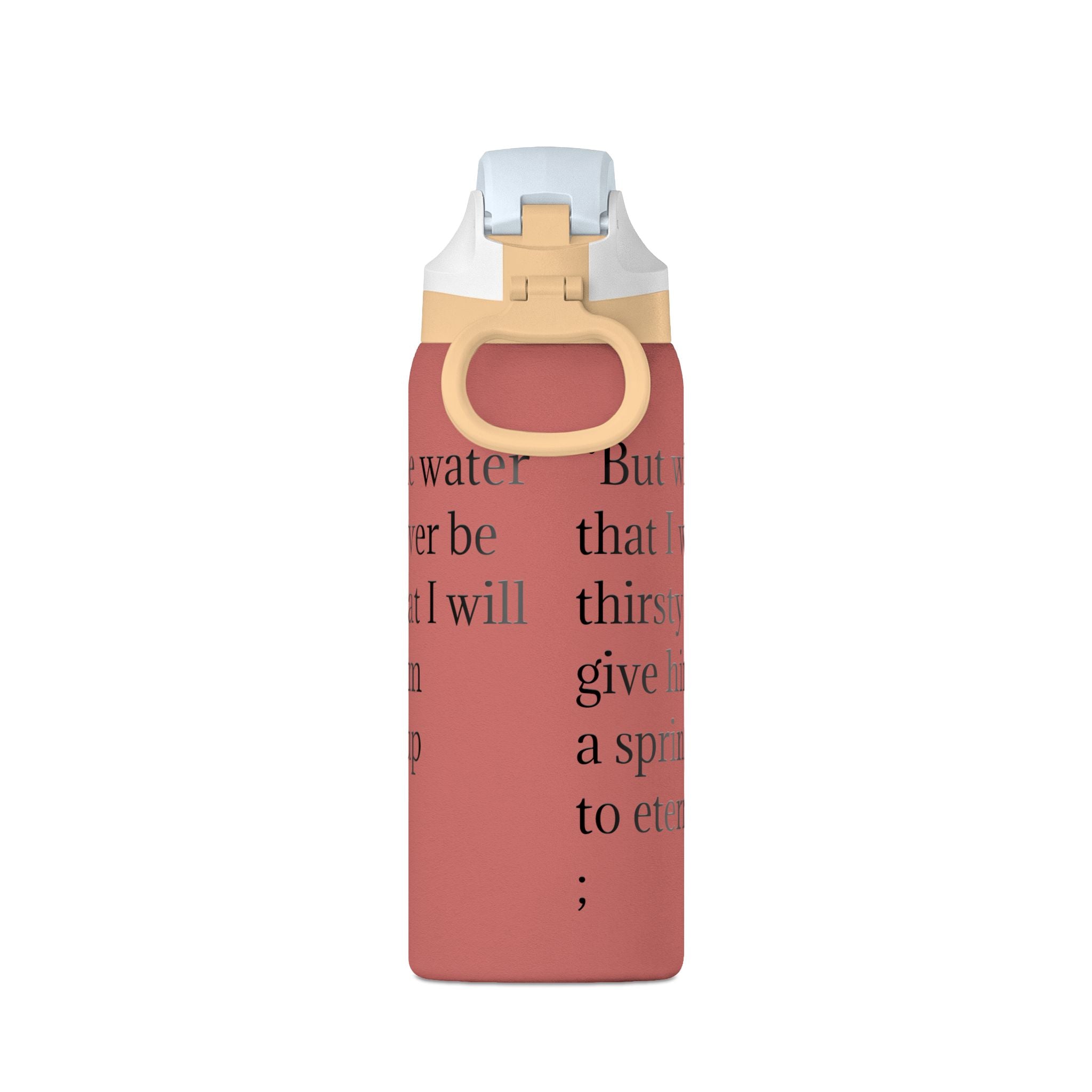 John 4:14 Insulated Water Bottle — 32oz Inspirational Scripture Bottle