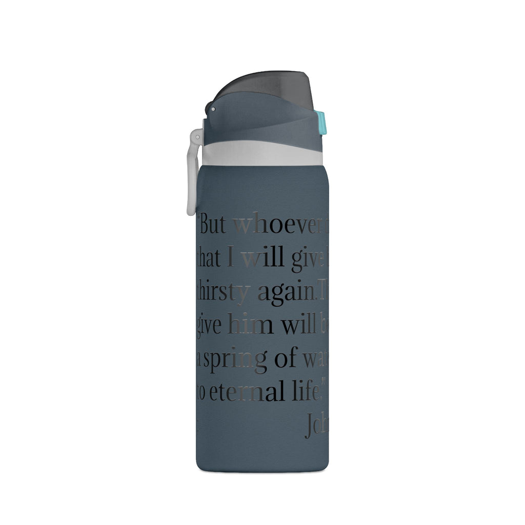 John 4:14 Insulated Water Bottle — 32oz Inspirational Scripture Bottle