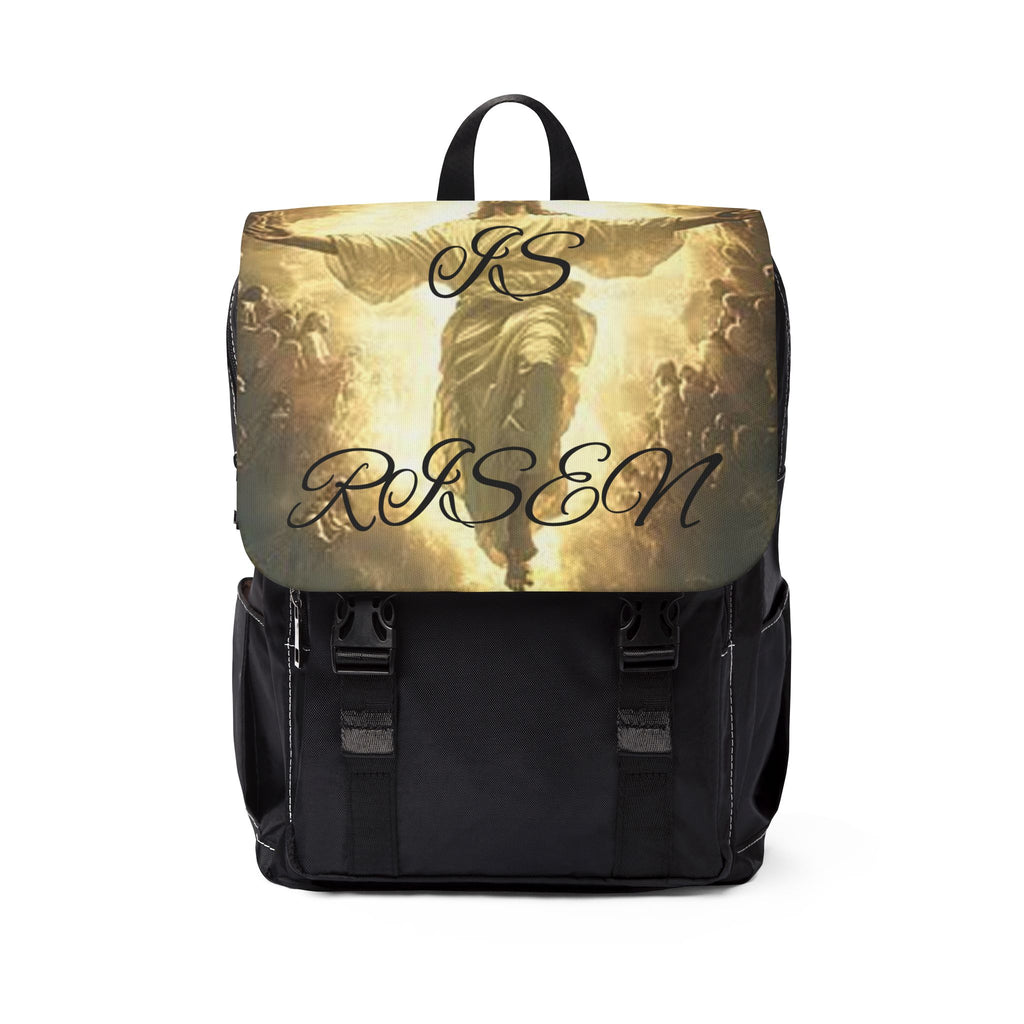 Risen Christian Backpack — Inspirational 'He Is Risen' Shoulder Bag