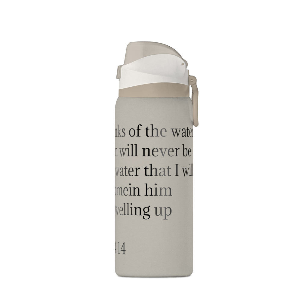 John 4:14 Insulated Water Bottle — 32oz Inspirational Scripture Bottle
