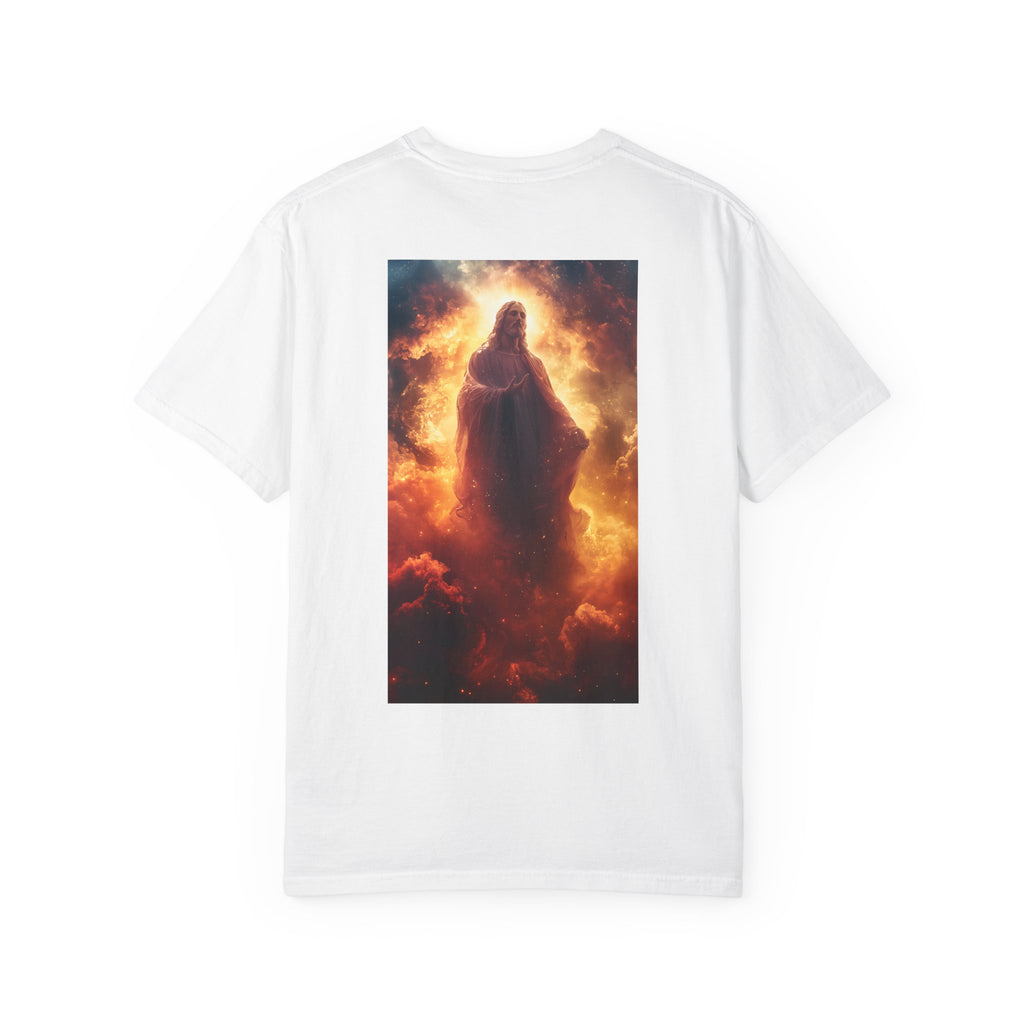 Creator of All T-Shirt — Religious Christian Graphic Tee (Heavenly Figure Back Print)